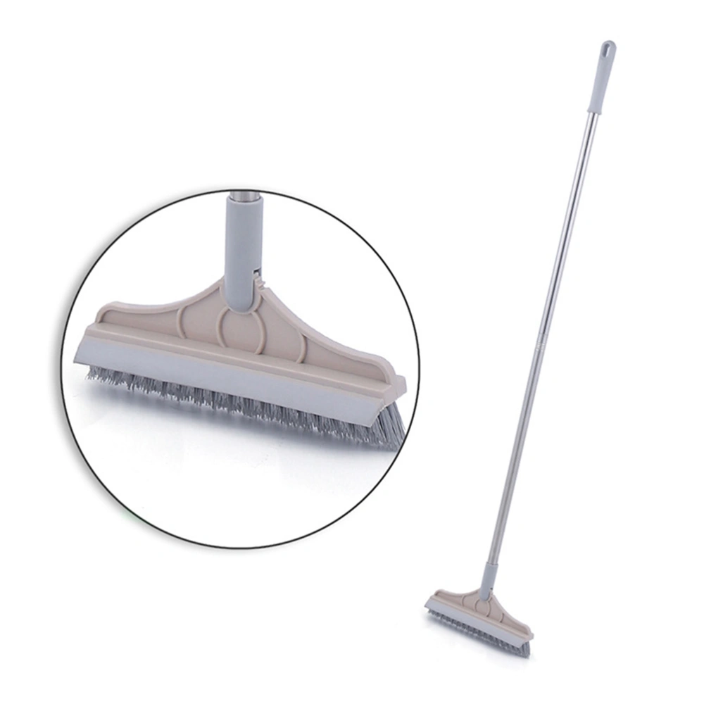 Floor Scrub Brush with Detachable Long Handle 120° Rotating Shower Floor Scrubber Household Cleaning Brush for Bathroom Kitchen