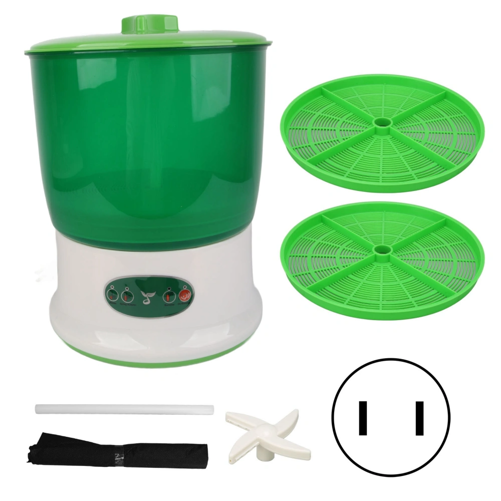 Bean Sprouts Machine Large Capacity Food Grade High Safety 360 Degrees Sprayer Widely Used Bean Sprouts Grow Kit 110V US Plug