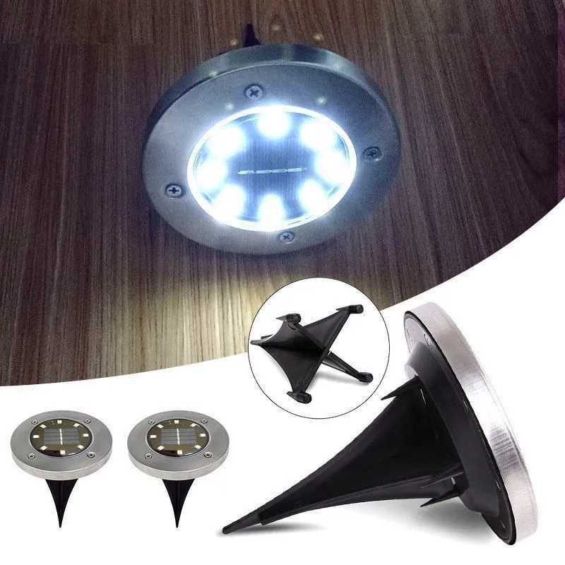 Waterproof LED Solar Underground Light Outdoor Landscape Light for Gardens Sidewalks