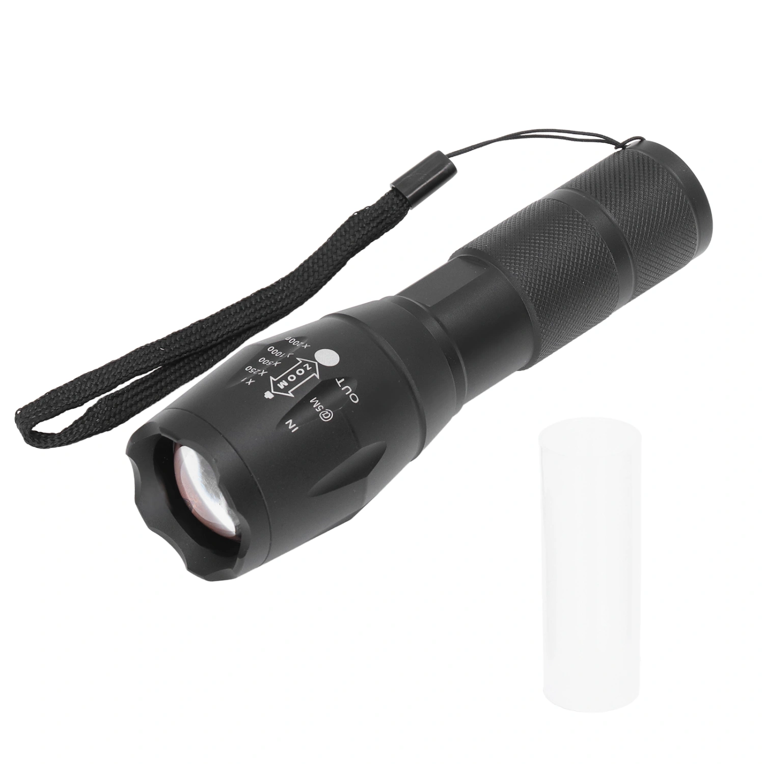 Portable LED Flashlight Telescopic Focusing Hunting Flashlight IPX54 Waterproof A100 Red Light