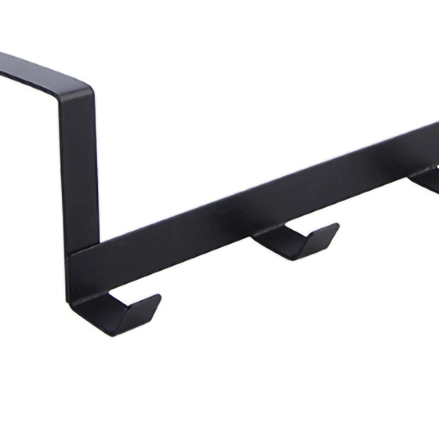 Door Hook Hanger Coat Rack Drill Free for Hanging Clothes Hat Bag Towel Bathroom Entryway Black