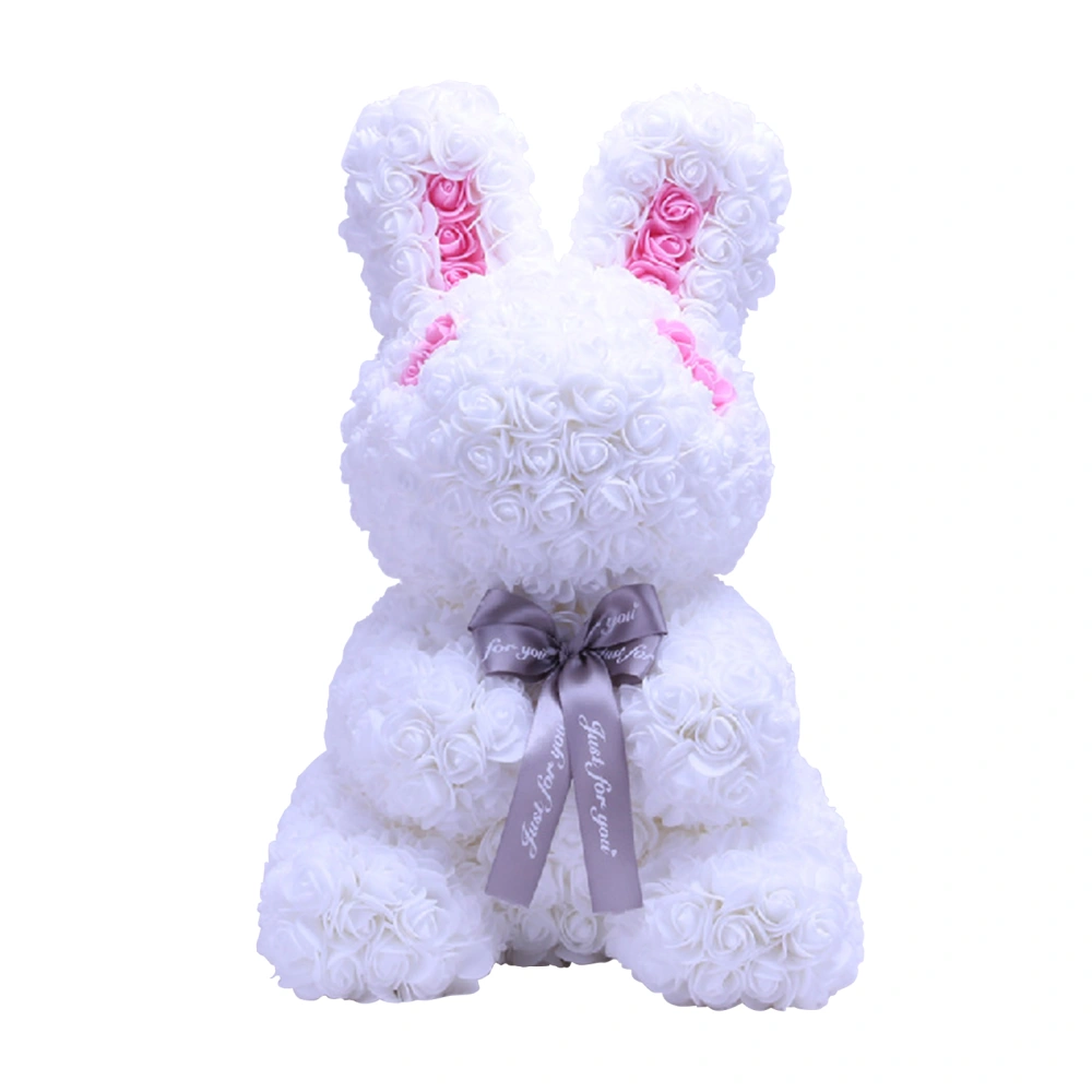 Valentine's Day Gift Eternal Flowers Confession Rabbit Rose Rabbit Simulation Foam Flower Rabbit