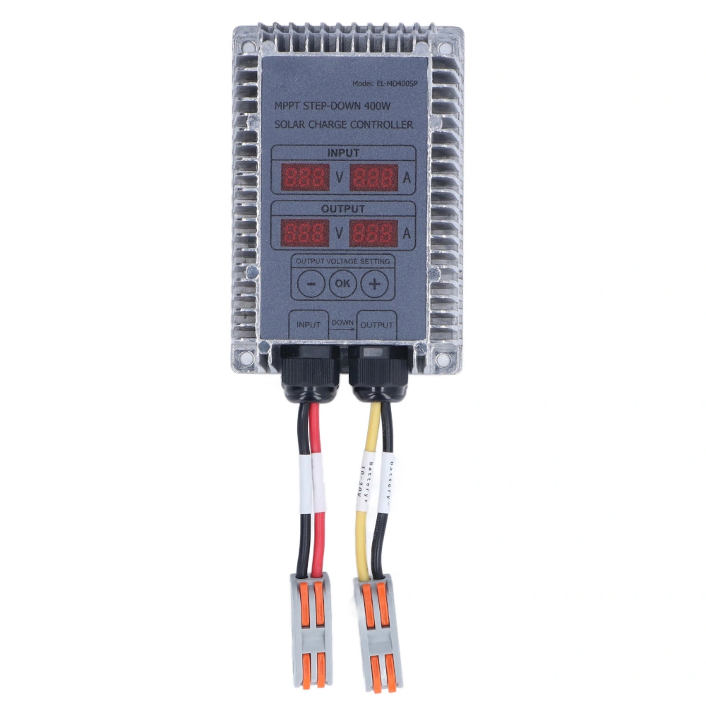 Solar Charge Controller MPPT Buck Charging 10‑30V Adjustable Control for Battery 400W