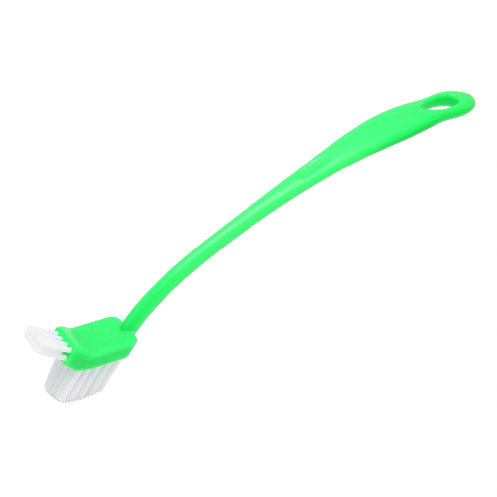 Universal 2 Head Cleaning Brush 31cm Long Handle Brush for Juicer Bottle Cup Green