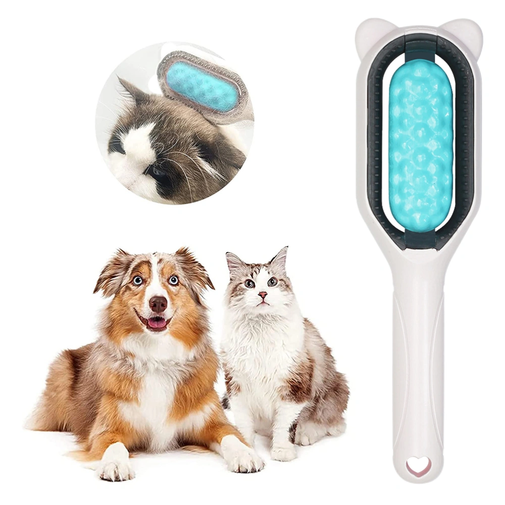 Pet Brush Grooming Comb Soft Bristles Pet Grooming Brush for Massage and Removal of Loose Hair Tangled Hair