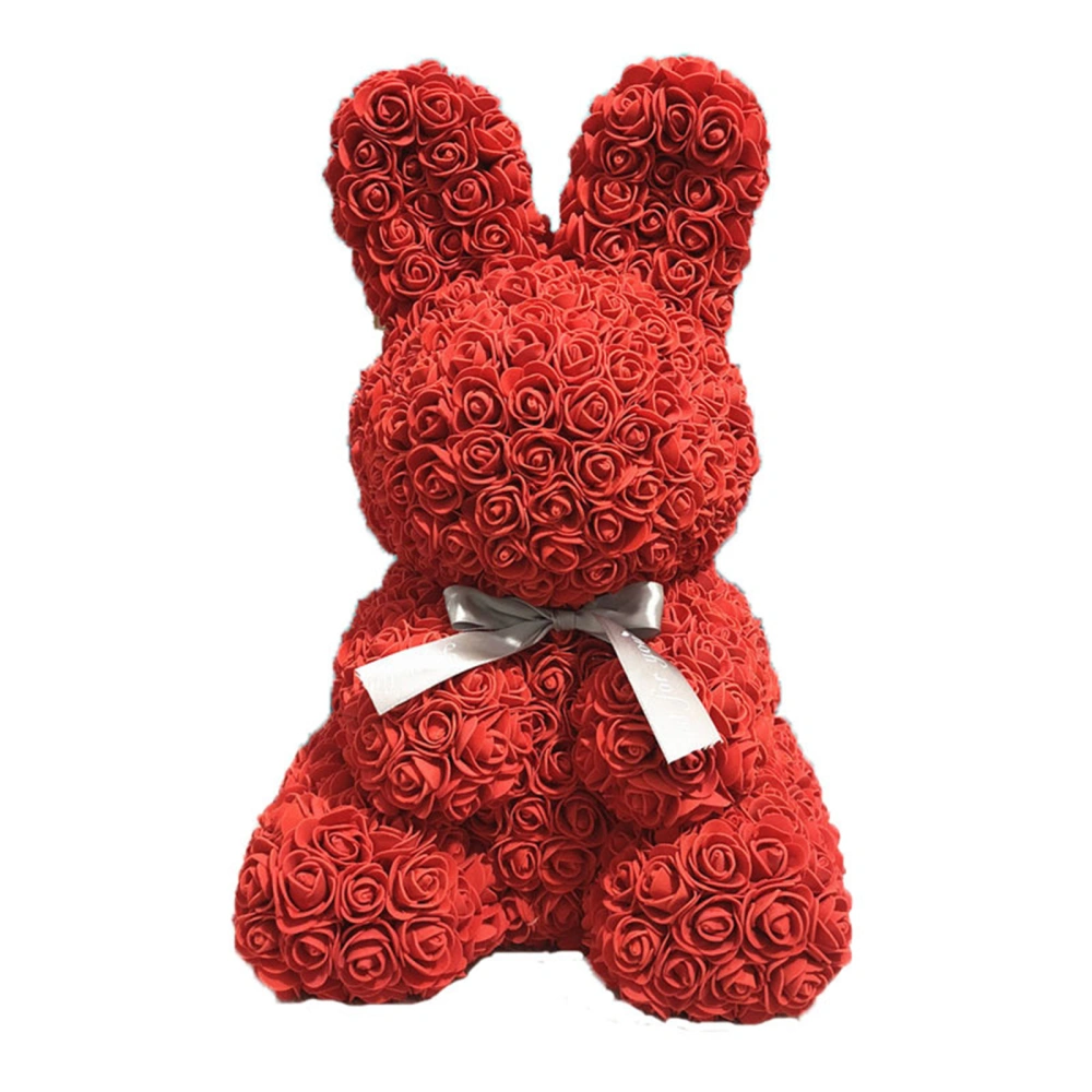 Valentine's Day Gift Eternal Flowers Confession Rabbit Rose Rabbit Simulation Foam Flower Rabbit