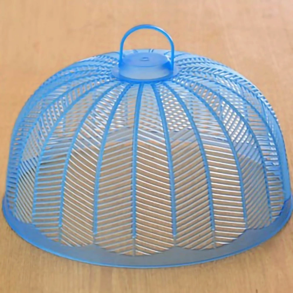 Mesh Screen Food Cover Tent Reusable Outdoor Picnic Food Covers for Dust Bug ProofBlue