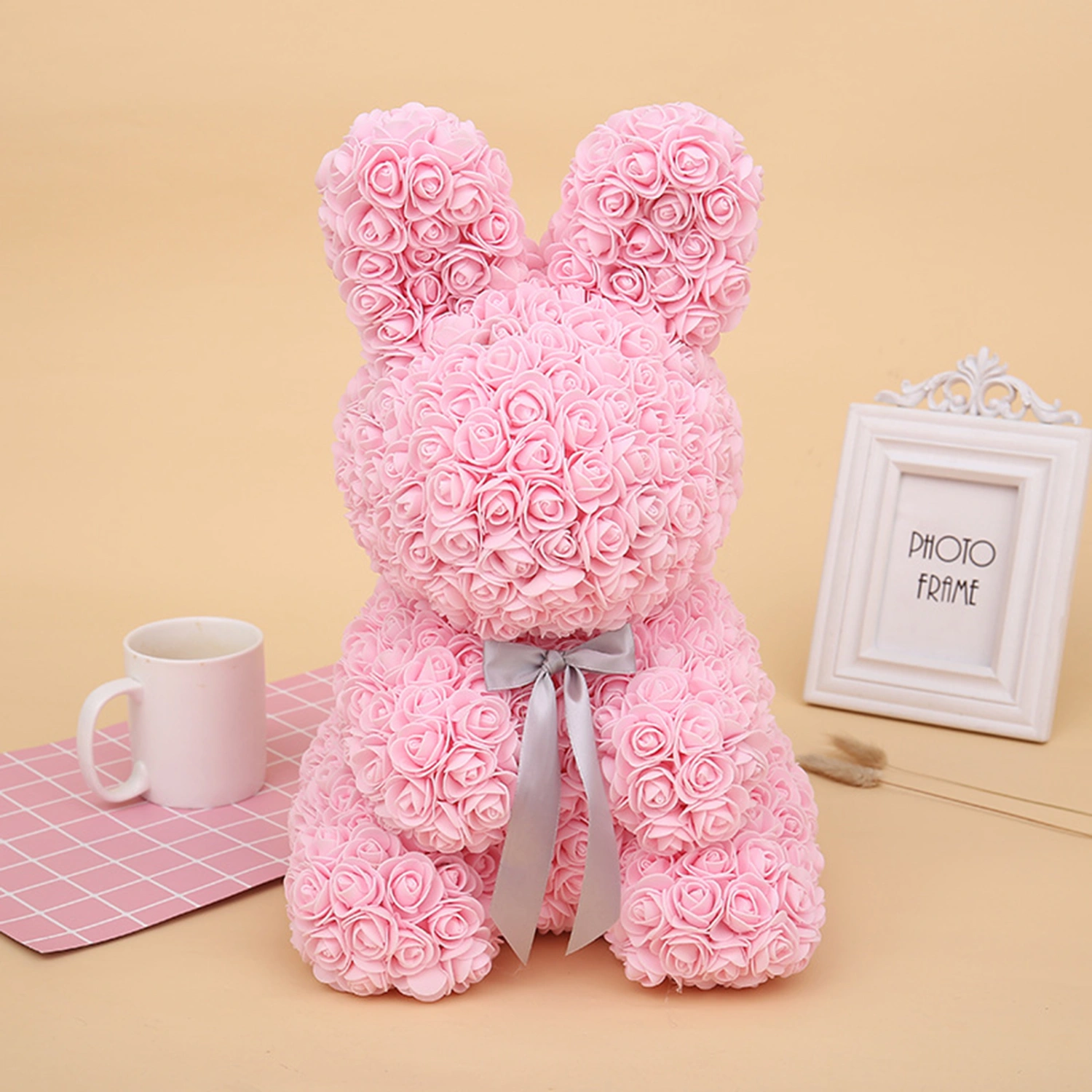Valentine's Day Gift Eternal Flowers Confession Rabbit Rose Rabbit Simulation Foam Flower Rabbit