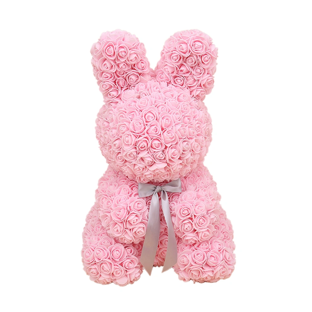 Valentine's Day Gift Eternal Flowers Confession Rabbit Rose Rabbit Simulation Foam Flower Rabbit