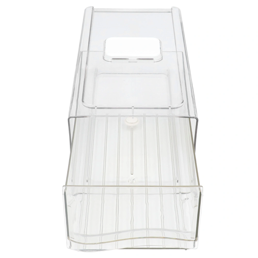 Fridge Containers Food Grade Transparent Pantry Storage Bin Stackable Classification Storage Drawer Type Organizing BinsS