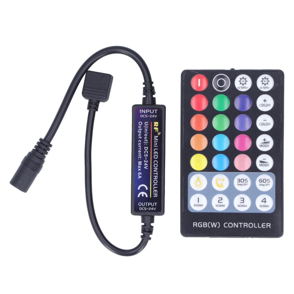 LED Remote Control RGB Light Strip Long Distance RF Controller Set Kit for Home KTV