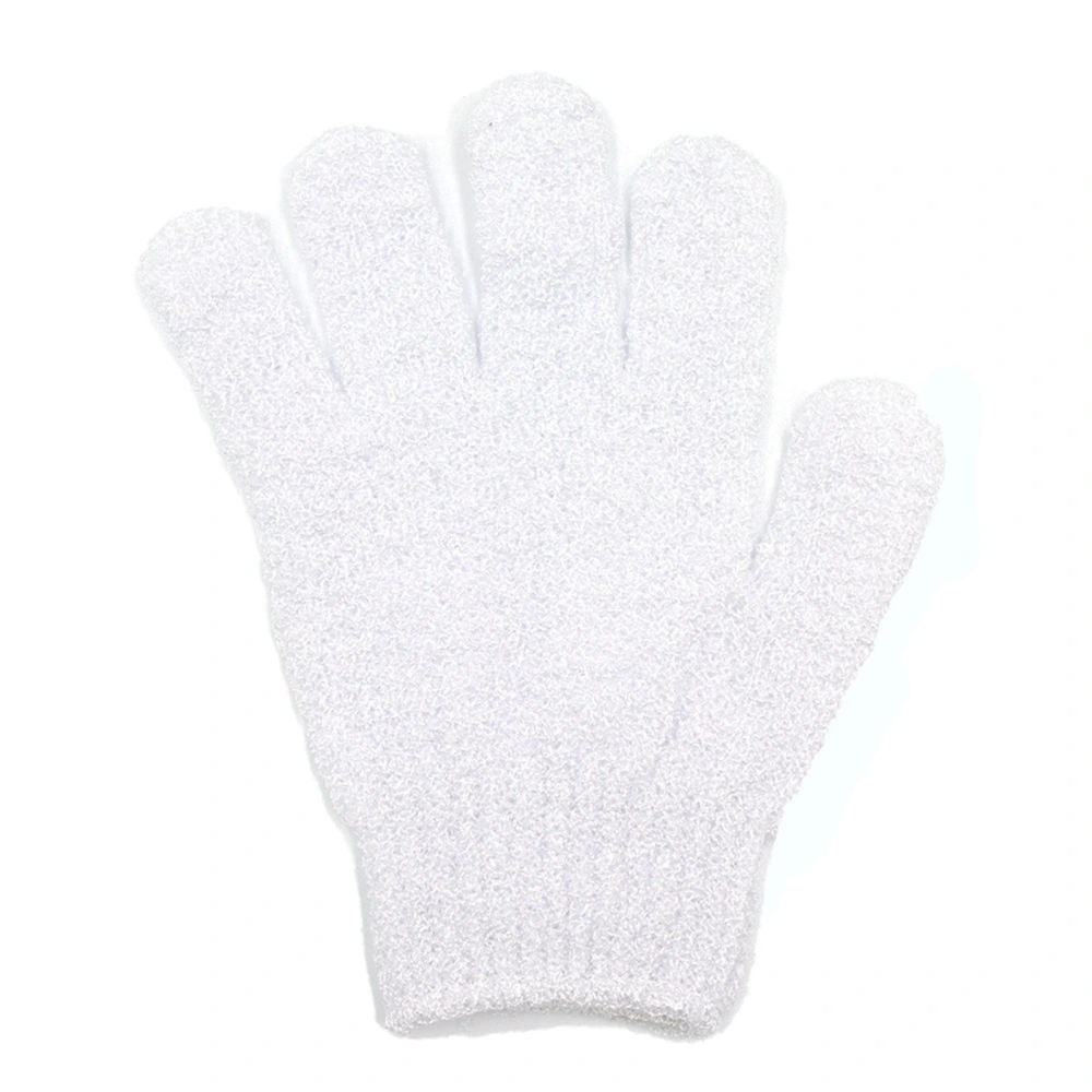 Exfoliating Glove Polyester 5‑Finger Design Body Scrub Wash Mitt for Deep Cleaning