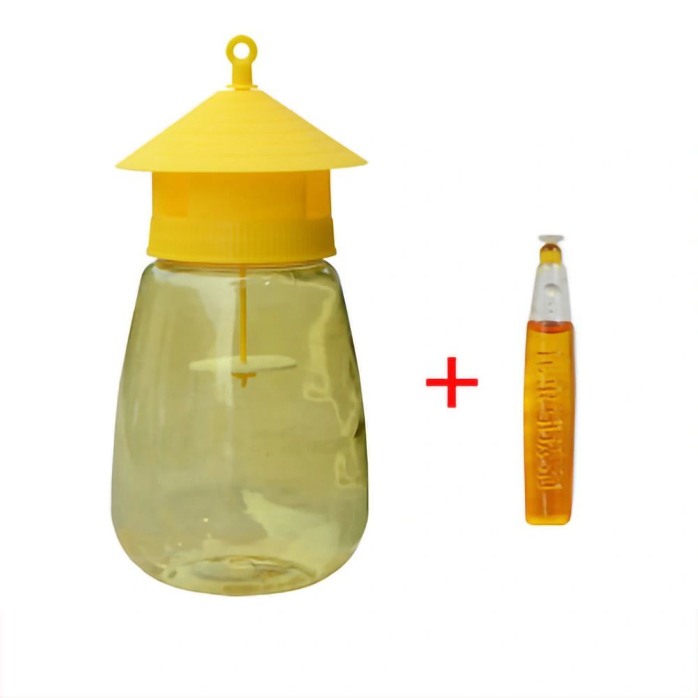 Lure Fly Catcher Plastic Effective Kitchen Gnats Trap with Reusable Bottle for Guava Tomato Vegetables