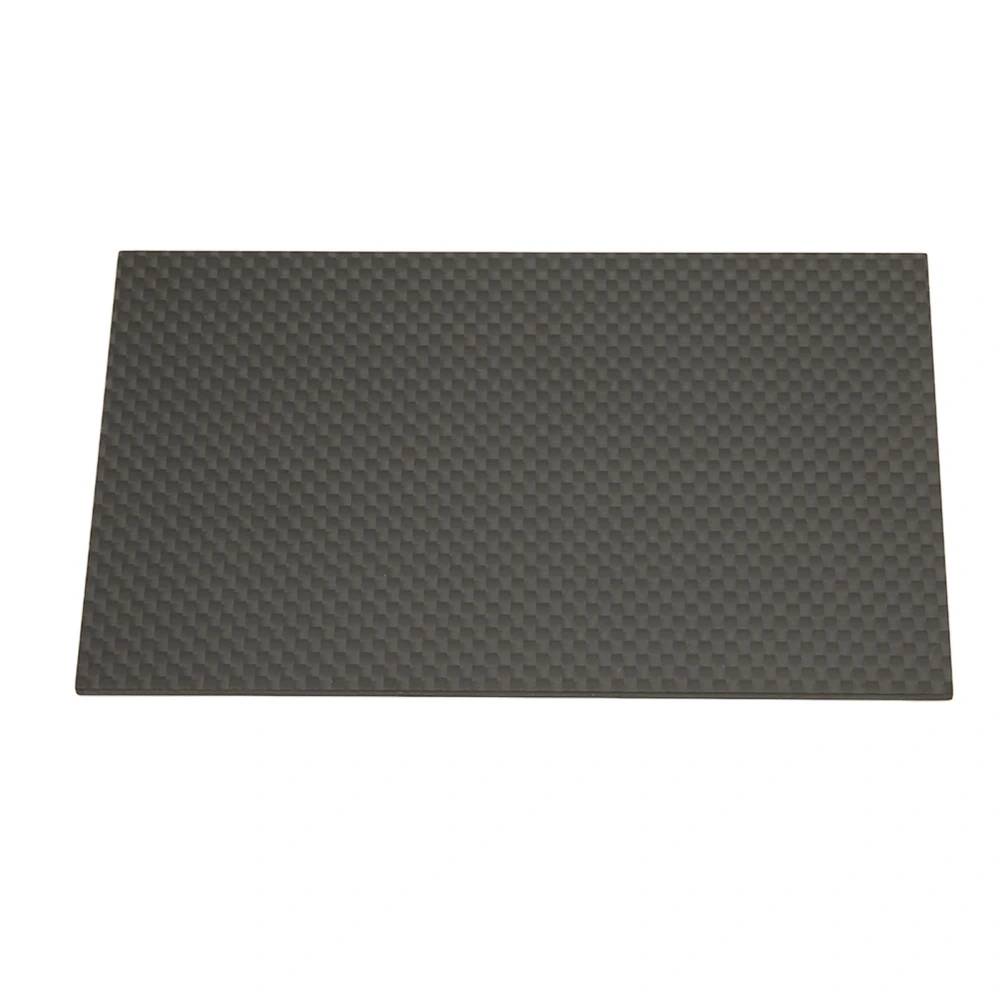 High Hardness 3K Carbon Fiber Board Twill Fabric Matte Corrosion Resistance Carbonfiber Board for Model Aircraft Toys 75x125x1.5mm/3.0x4.9x0.06inch