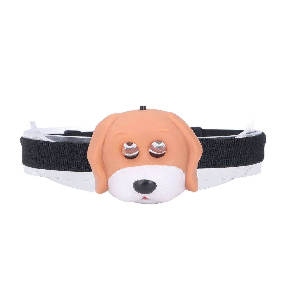 Cartoon LED Headlight Cute Dog Animal Headlamp Portable Eco Friendly Outdoor Headlight for Kids