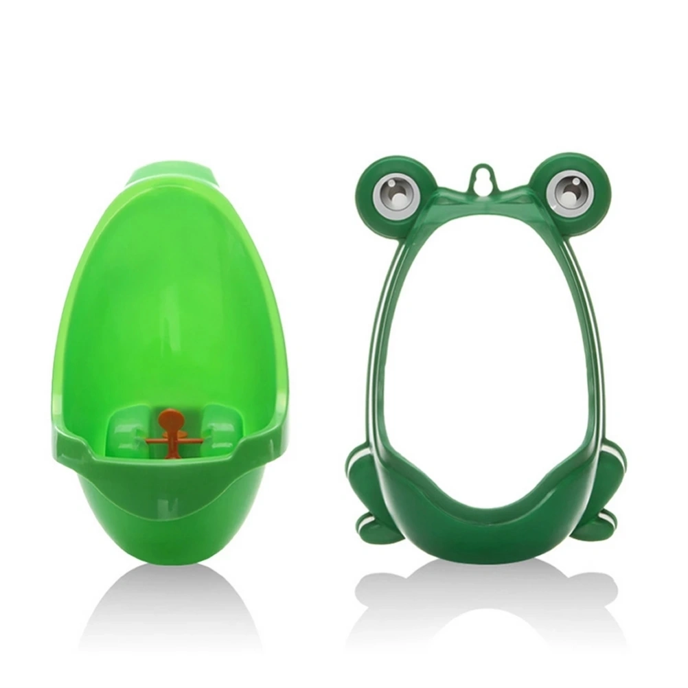 Cute Frog Potty Training Urinal for Boys Toilet with Suction Cup Cartoon Kids Urinal Trainer with Funny Aiming Point