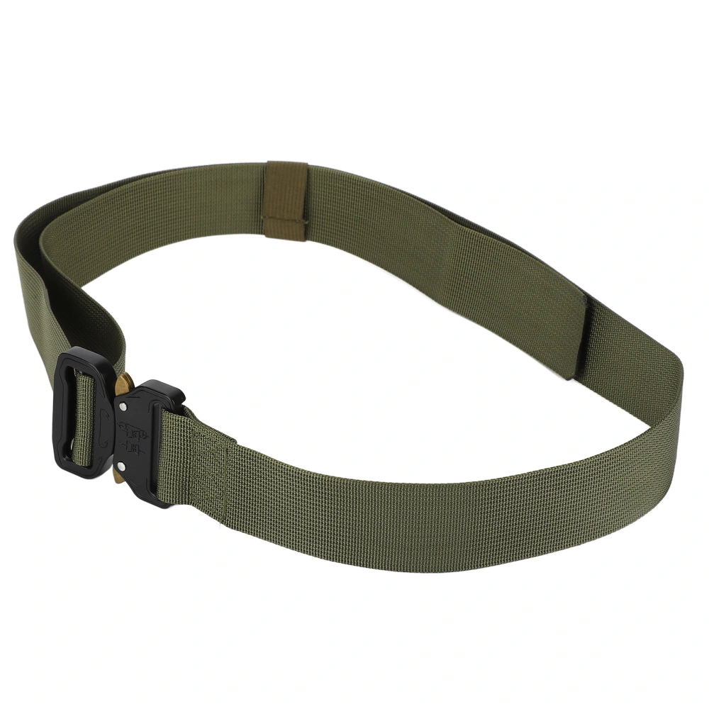 Waist Belt Quick Release Simple Stylish Durable Waterproof Sweatproof Multipurpose Outdoor Tactics BeltGreen