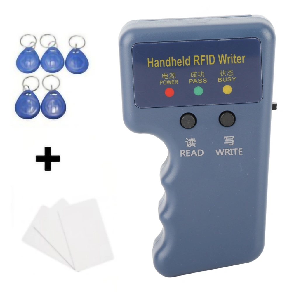 Handheld ID Writer 125KHZ Low Frequency ID Card Reader Writer ID Card Duplicator for Household Office