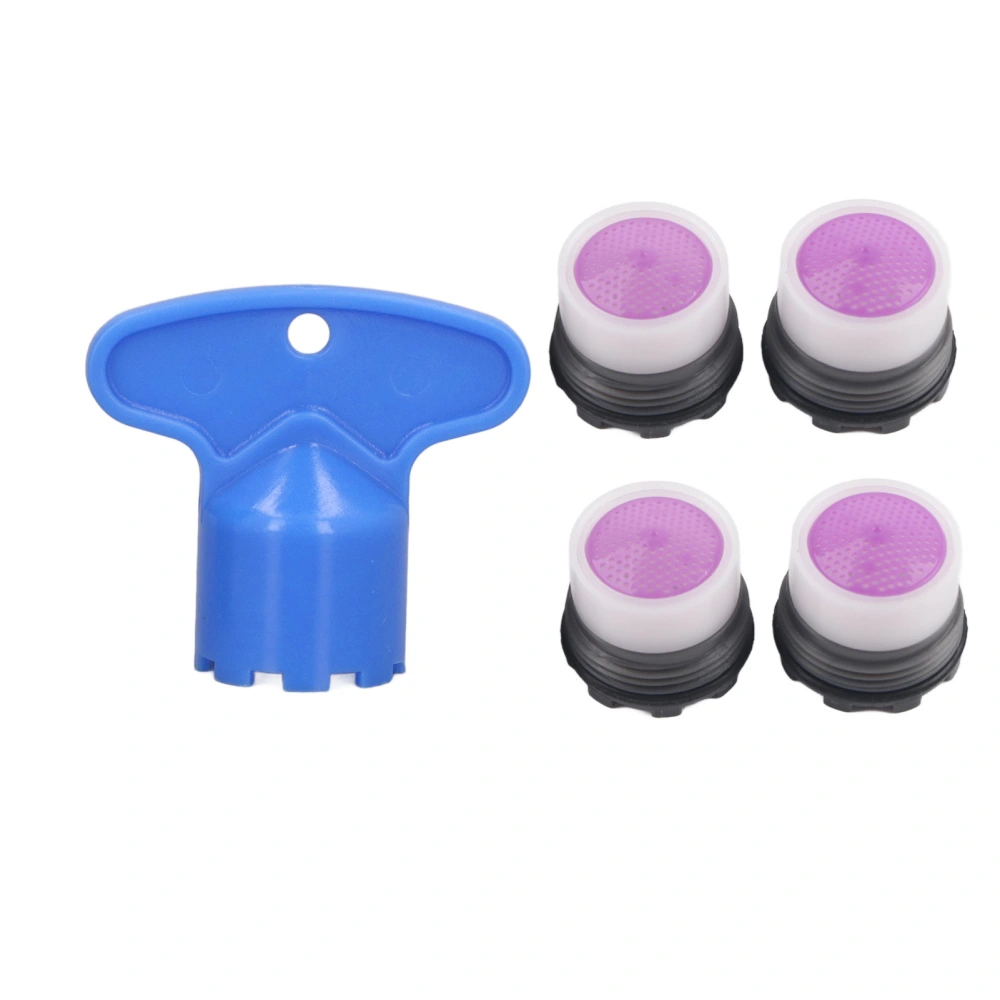 4 Pieces M16.5mm Sink Faucet Aerator 1.2GPM Flow Restrictor Bubble Tap Water Nozzle for Kitchen Bathroom