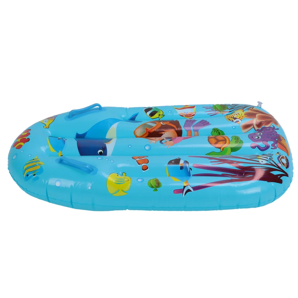 Inflatable Surfboard Pool Float Thickening Large Cute Patterns Kids Swimming Rings for Swimming Pool Water Activities