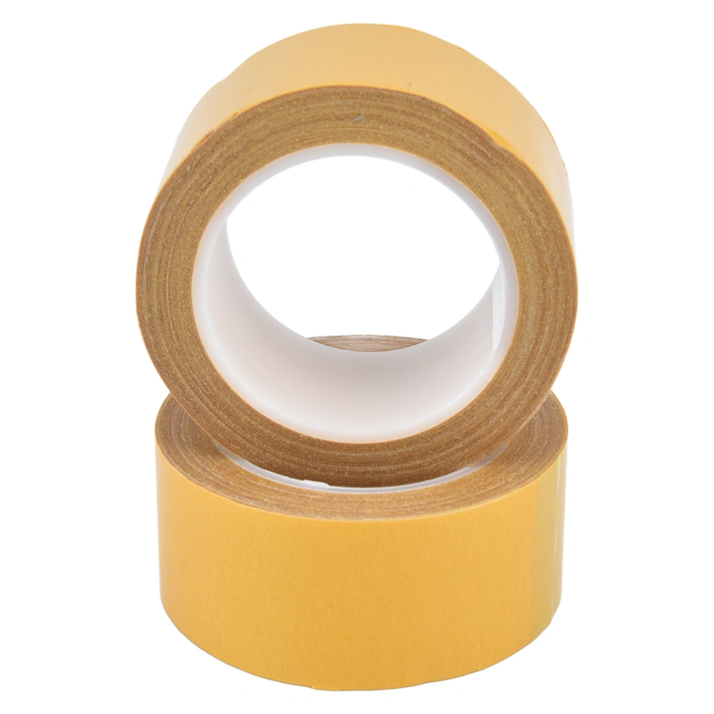 2Roll Double Sided Carpet Tape 10m Length Strong Adhesive Fiberglass for Hardwood Floor Door Window