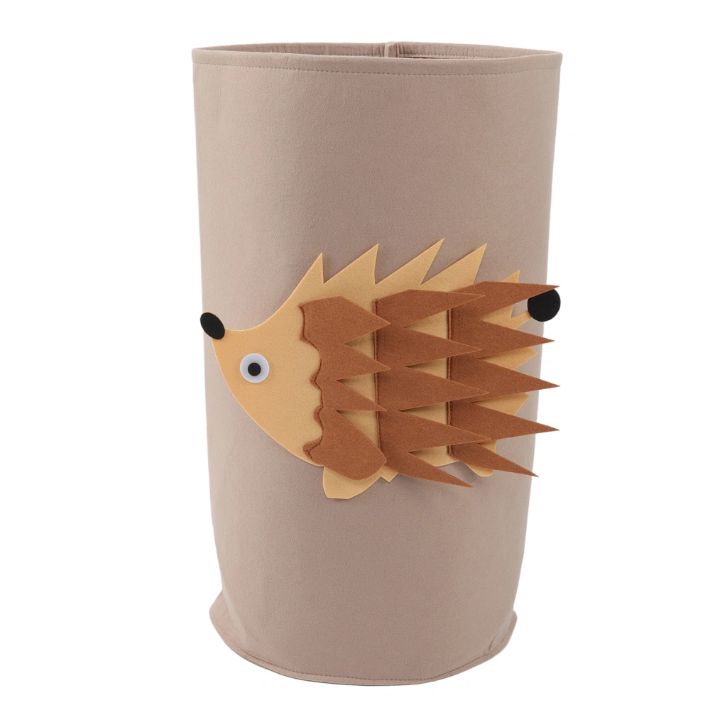 Cotton Laundry Hamper Thickened Cartoon Animal Children's Toys Household Sundries Clothes Felt Cotton Storage Bucket Hedgehog