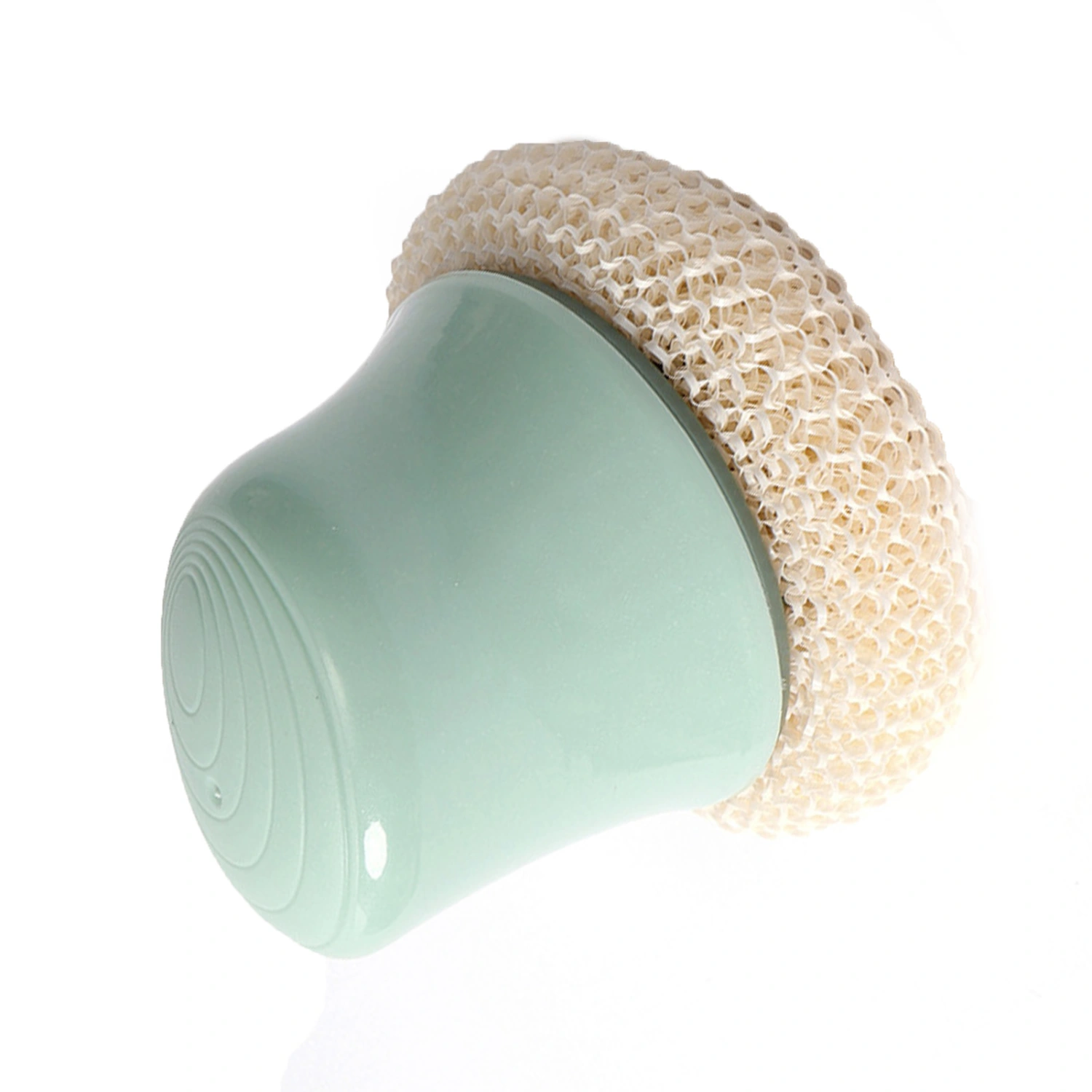 Pot Brush Scratch Proof Soft Detachable Scourer Dish Washing Brush for Kitchen Restaurant(Short Handle) Green