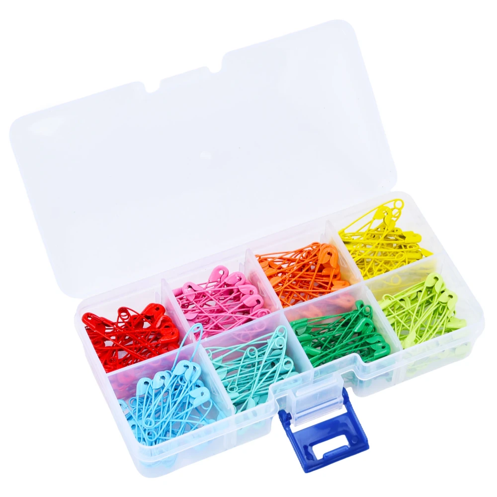 240Pcs Colorful Safety Pins 32mm Stainless Steel Safety Pins Mini DIY Sewing Quilting Tools