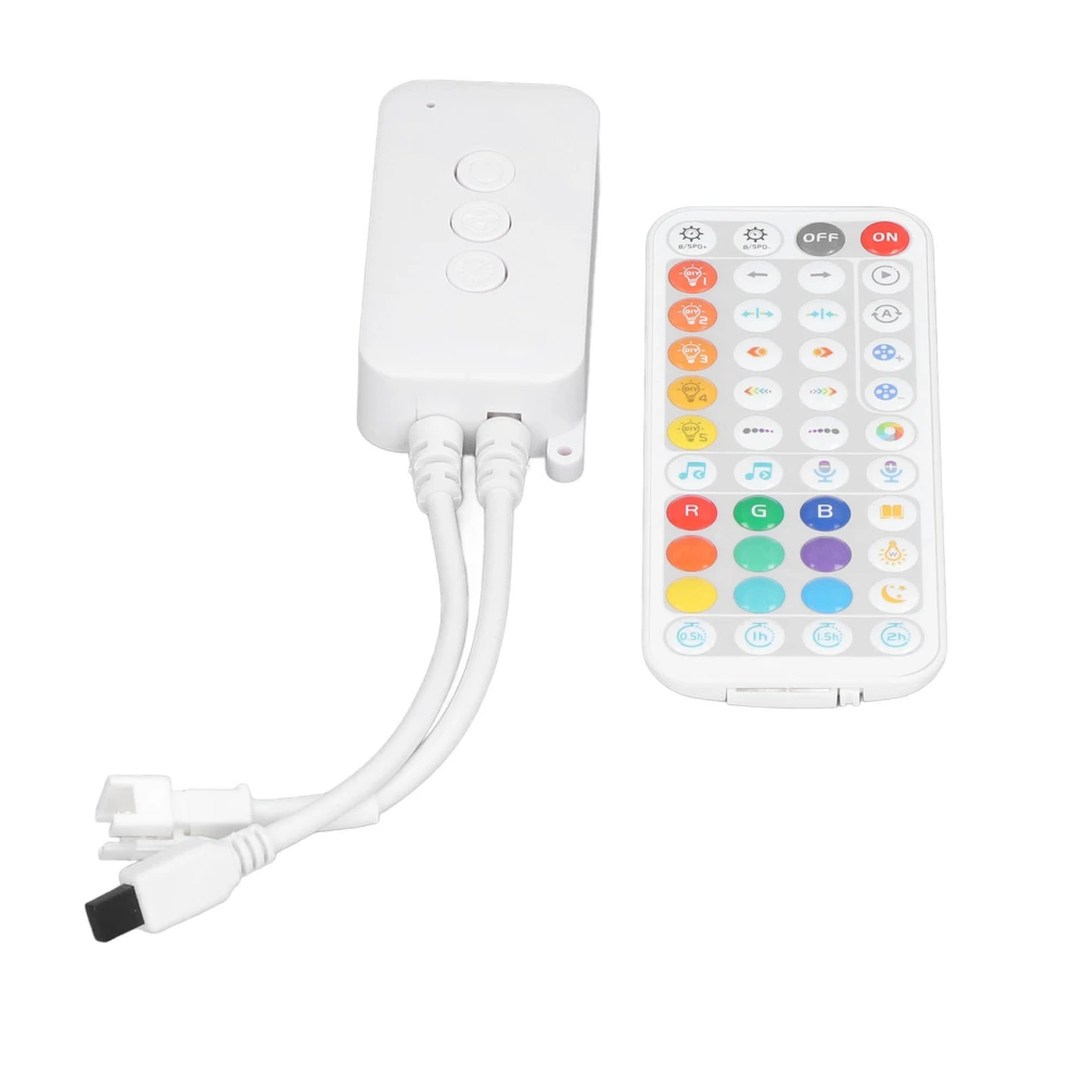 LED Controller with 44 Keys Remote Control Bluetooth Wireless Music Controller Strip Light Controller