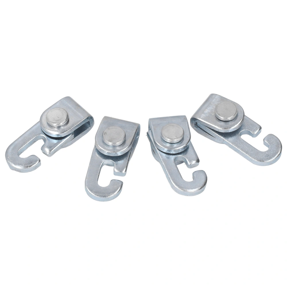 4Pcs Tent Locking Hook Length Reliable Adjustable Easily Adjust Rope Length Lightweight Camping Tent Easy Locking Hook