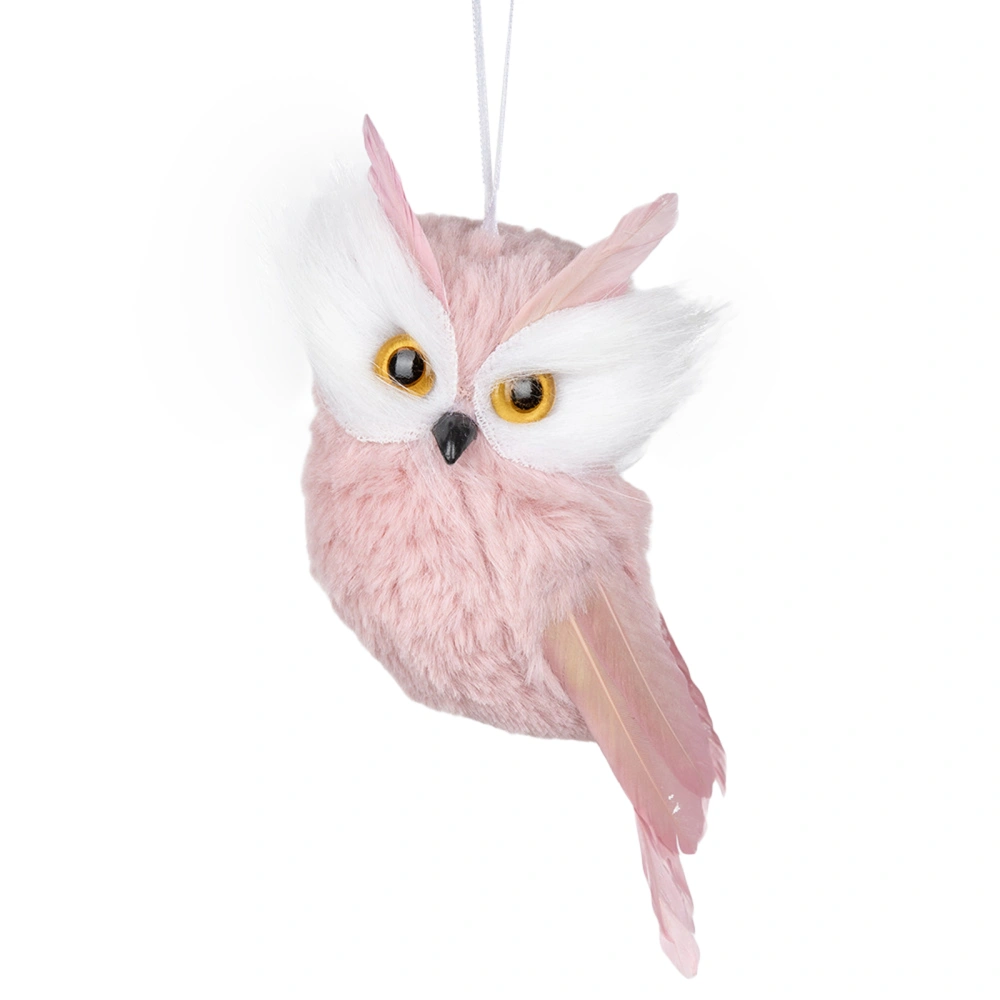 Simulated Plush Owl Fake Owl Christmas Tree Hanging Decoration