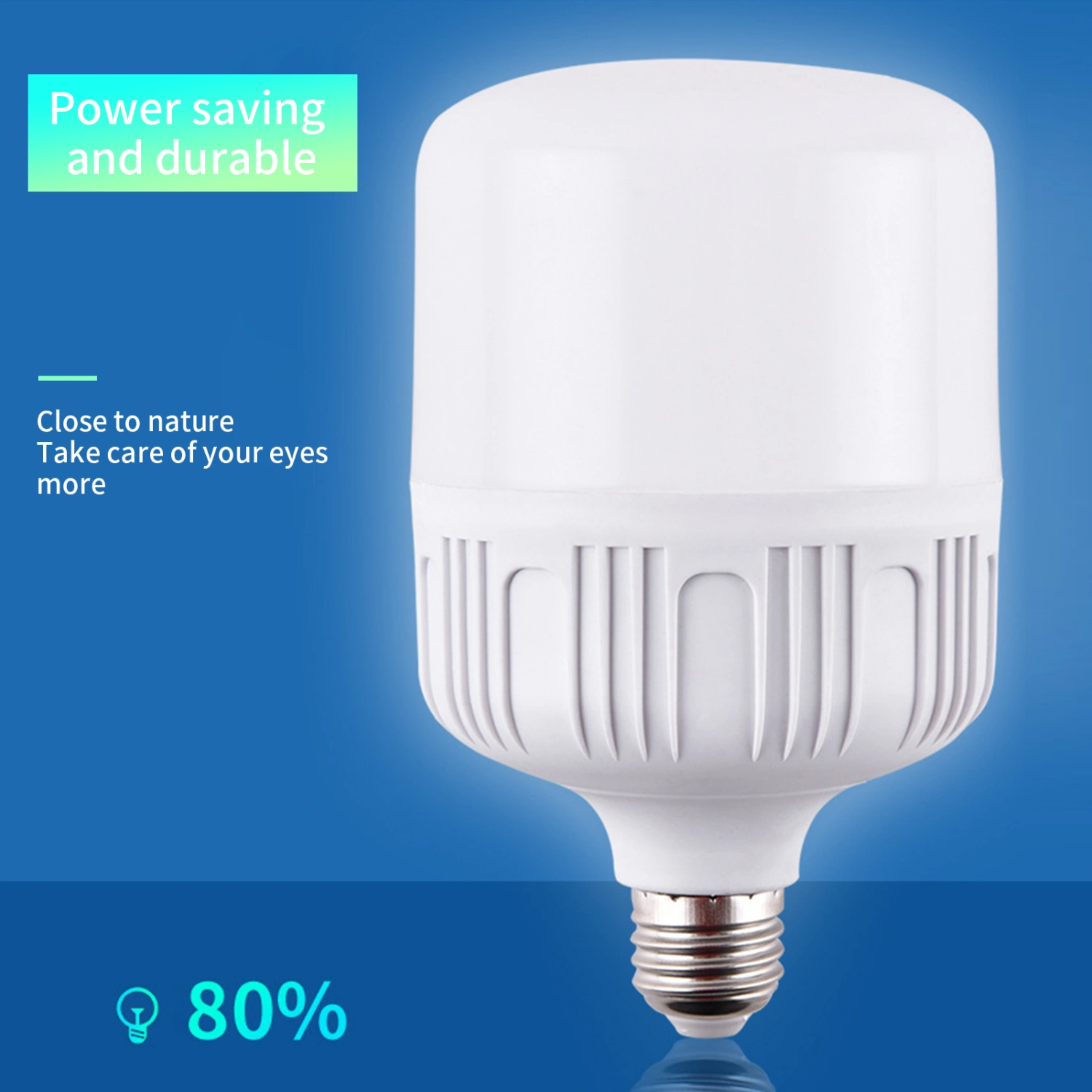 220V LED Light Bulb Energy Saving E27 Bulb 180° Beam Angle Household Lamp Bulb for Indoor30W