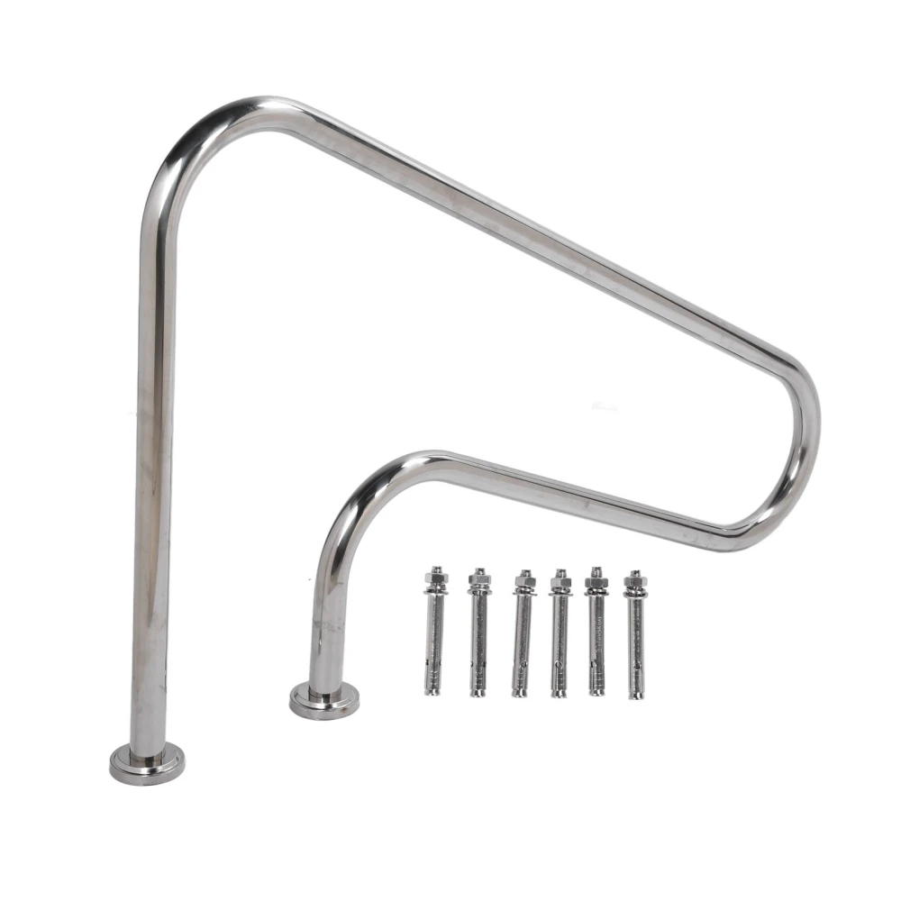 Swimming Pool Handrail Stainless Steel Pool Stair Rail Thickened Arc Shaped Underwater HandrailST001