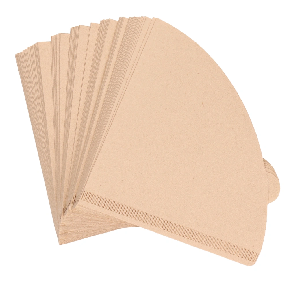 100PCS Coffee Filter Paper Cone Shaped Disposable Coffee Strainer Paper Natural Filter Paper AccessoryV40 10.5x10x2.3 cm / 4.1x3.9x0.9 In