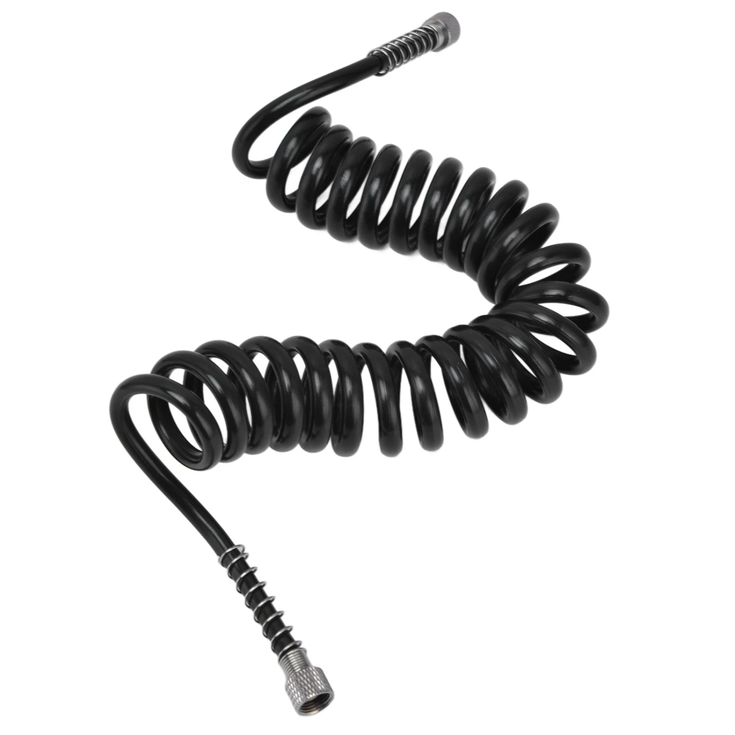 Air Hose Polyurethane Coil Air Hose with G1/8 Female Thread Fittings for Paint Airbrush Accessories