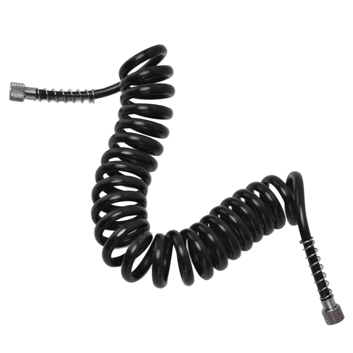 Air Hose Polyurethane Coil Air Hose with G1/8 Female Thread Fittings for Paint Airbrush Accessories