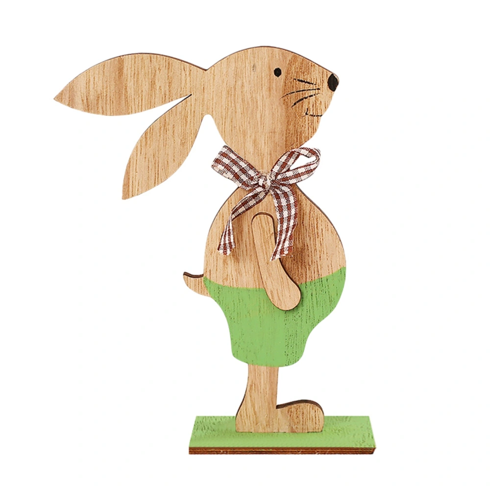 Easter Bunny Tabletop Decoration, Rabbit Sign Spring Table Centerpiece