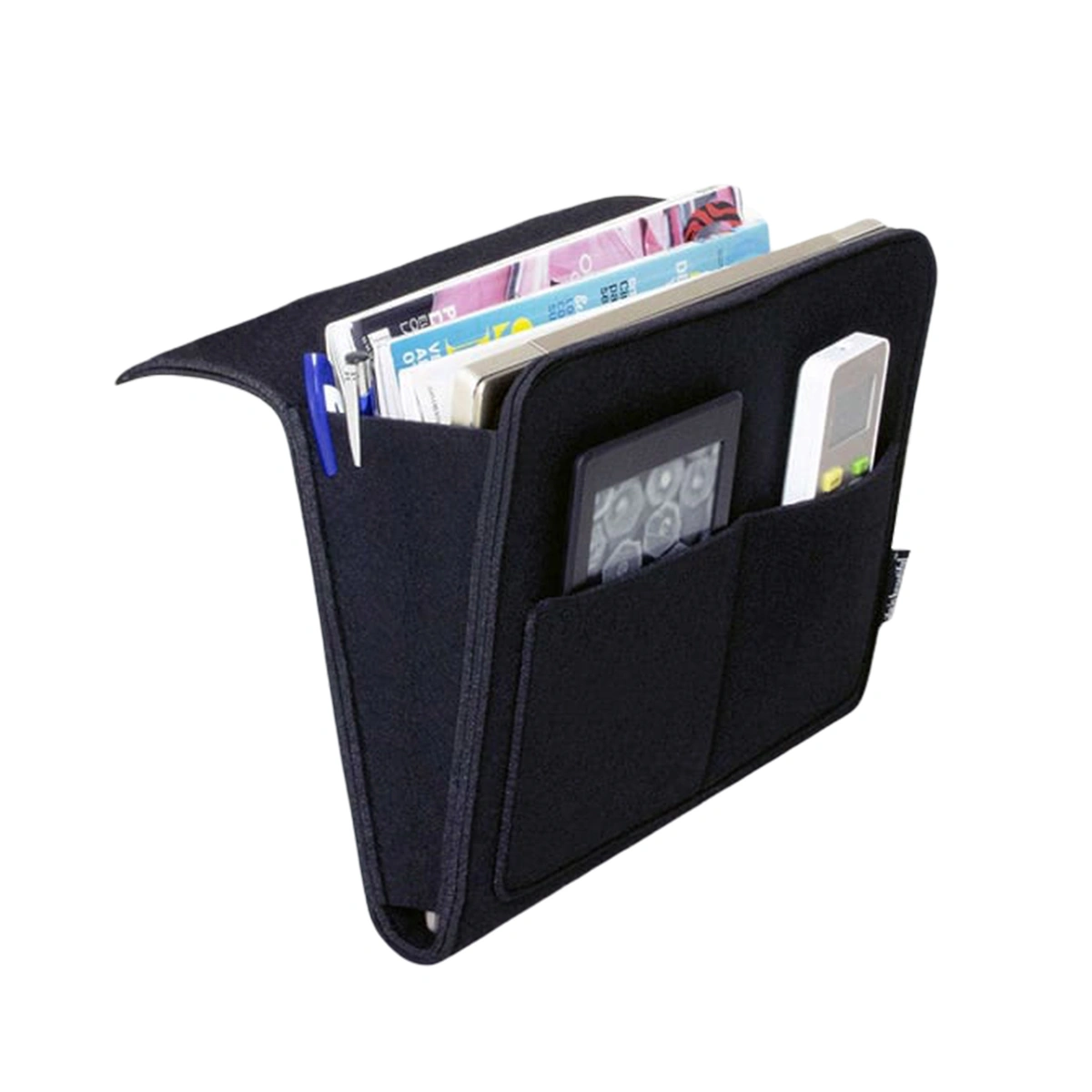 Bedside Storage Bag, Bedroom Hanging Organizer Bag, Book Magazines Holder