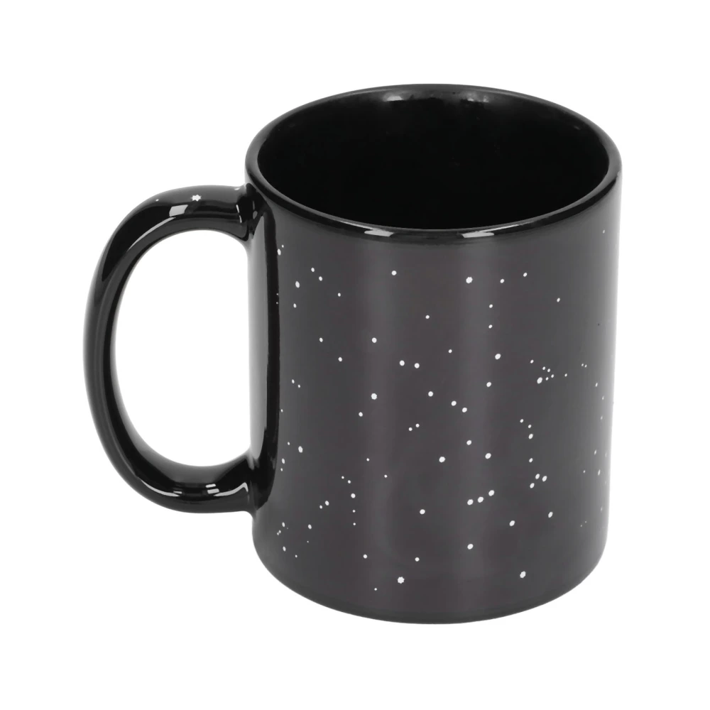 Color Changing Mug 350ml Heat Sensitive 70°C/158°F Color Rendering Ceramic Coffee Mug with 12 Constellations Pattern