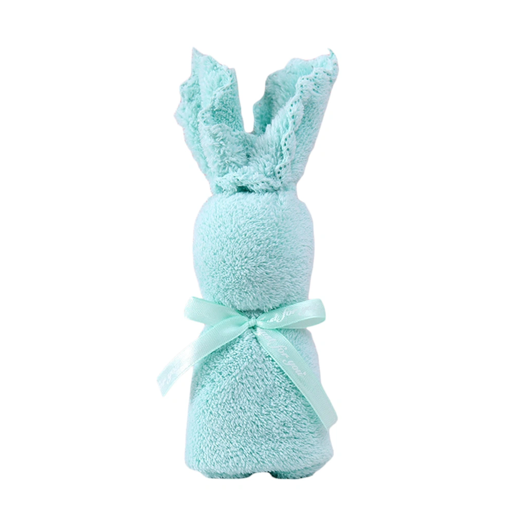 Rabbit Shape Hand Towel, Soft Coral Fleece Super Absorbent Towel Gift