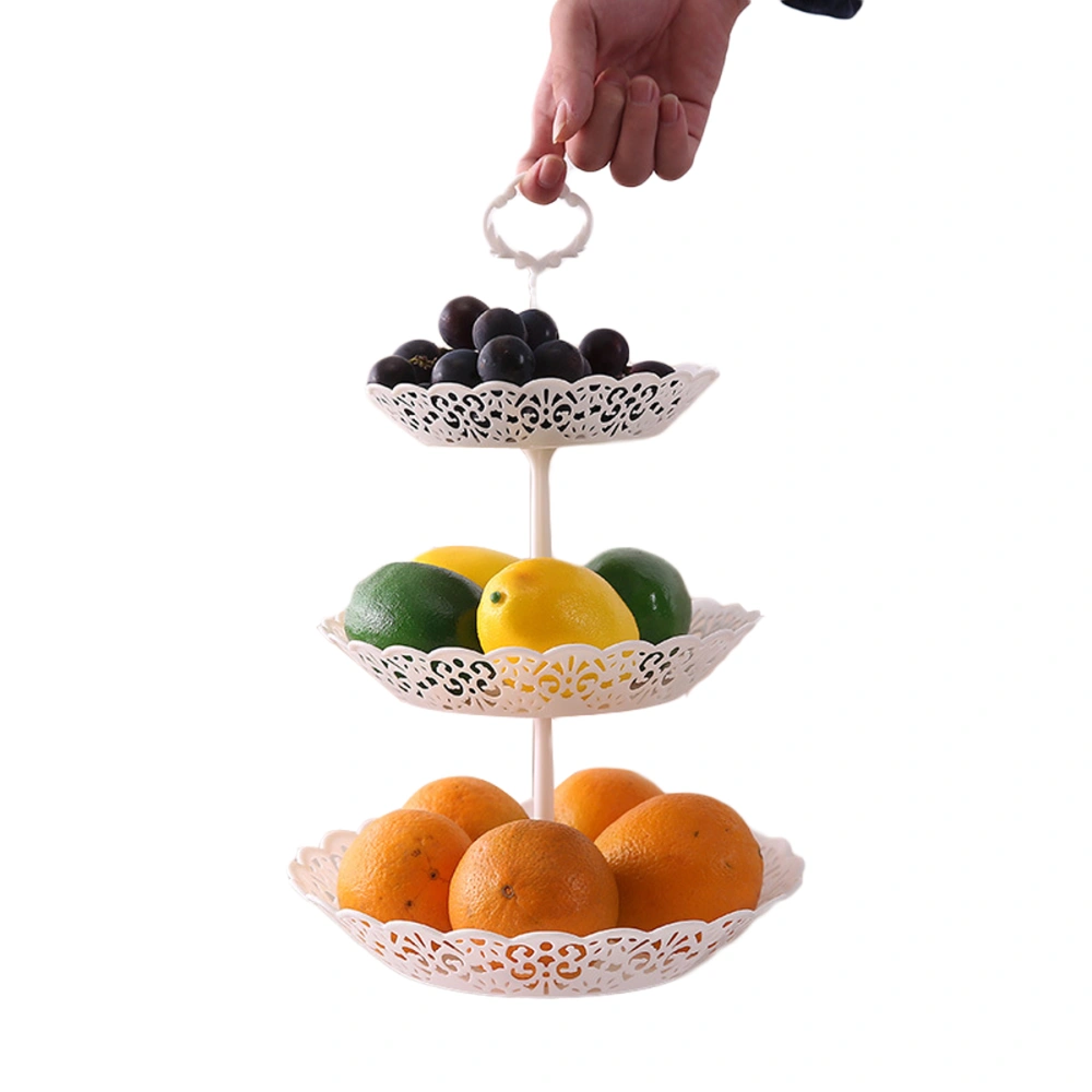 3-Tier Basket Holder Countertop Serving Tray Display Platter