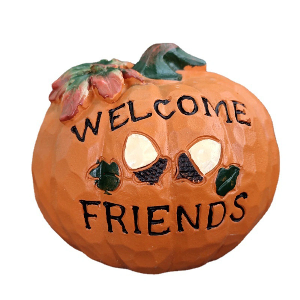 Halloween Pumpkin Decorations Resin Crafts Home Ornaments Favors