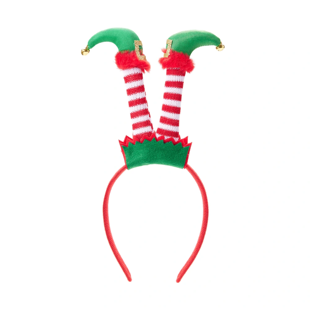 Christmas Elf Headbands Funny Elf Legs Headbands Costume Headwear