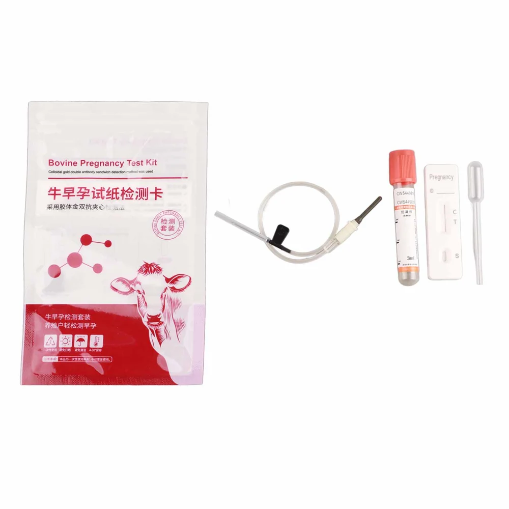 Cow Pregnancy Test Kit Complete Tools High Sensitivity Fast Accurate Early Pregnancy Diagnosis Tool