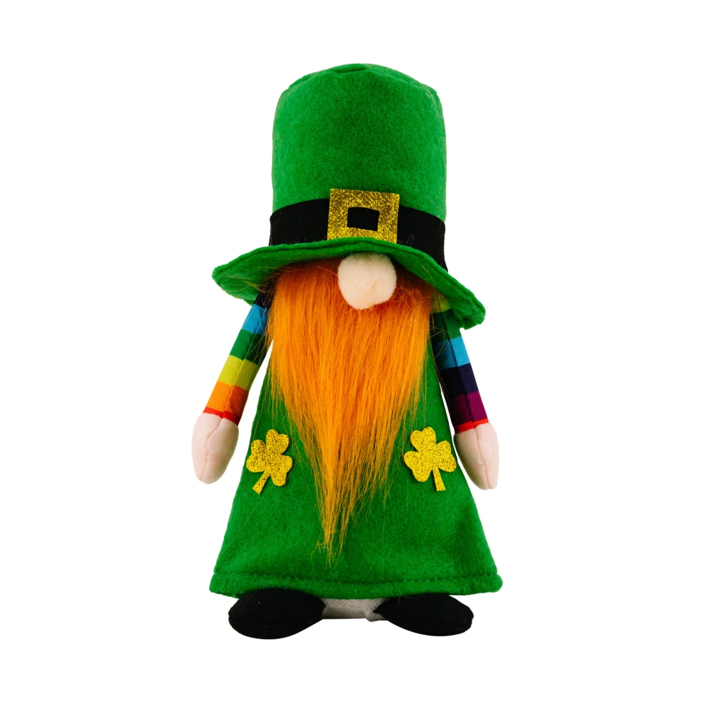 Standing Doll, No Face Four-leaf Clover Gnome Desktop Decor Gift