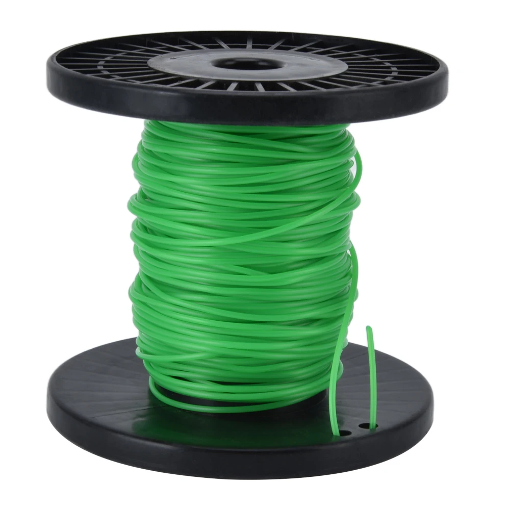 2mm String Trimmer Line Round Grass Trimmer Line Green Lawn Mower Line for Husqvarna 50m / 164.0ft