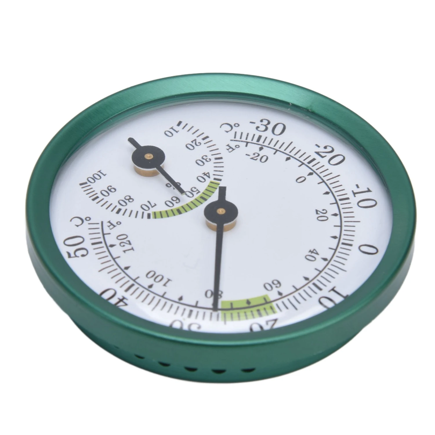 Temperature Humidity Meter Mini Wall Hanging Thin Transparent Dial Large Screen Temperature Humidity Tester