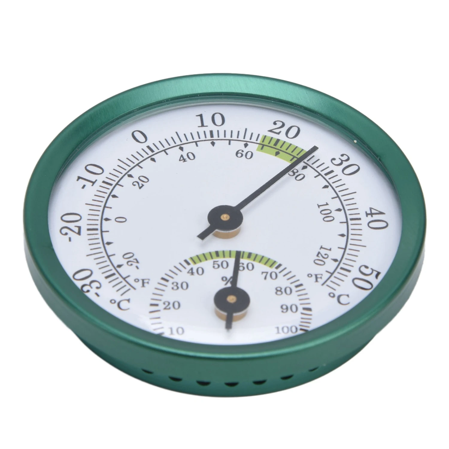 Temperature Humidity Meter Mini Wall Hanging Thin Transparent Dial Large Screen Temperature Humidity Tester