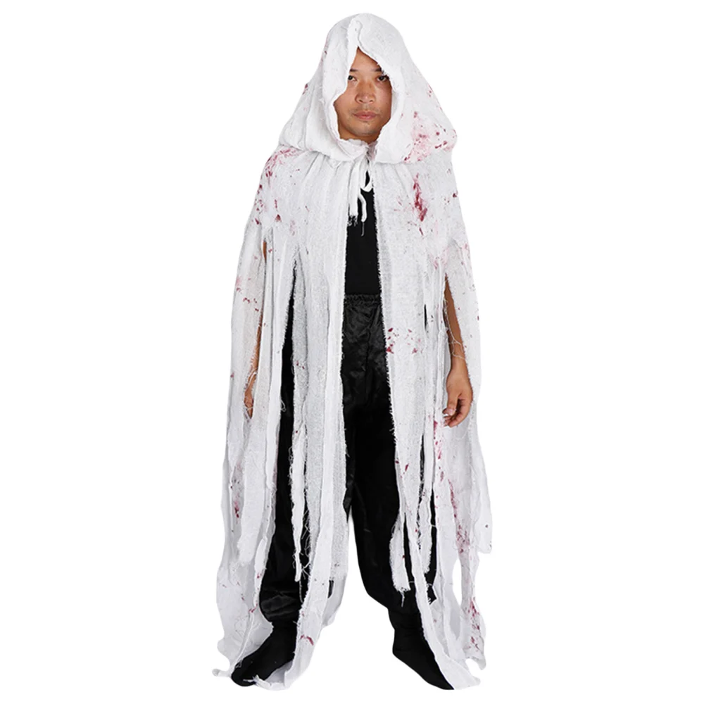 Halloween Cape Demon Vampire Hooded Cloak Halloween Party Costume