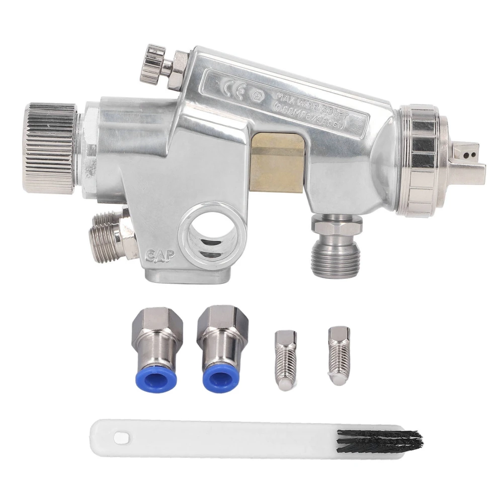 Paint Spray Gun 98PSI Pneumatic Fine Atomization Sprayer Tool Set Kit for Production 1.2 Caliber